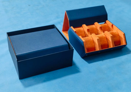 Leather watch box