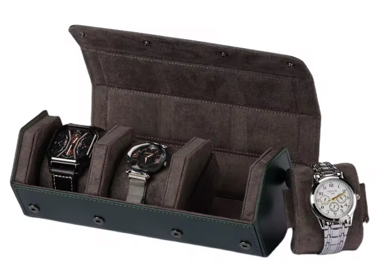 Luxury leather watch